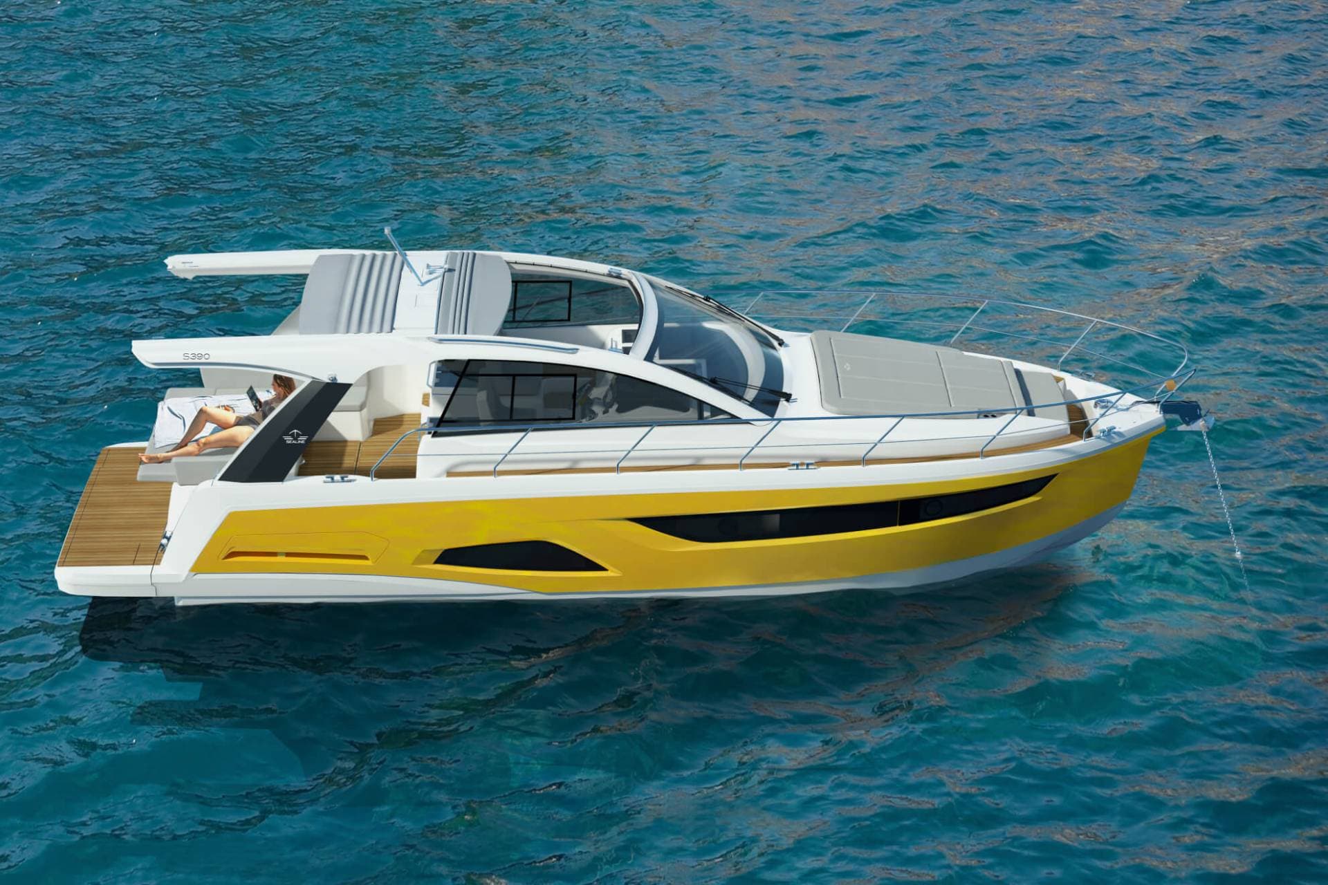 Sealine S390, extérieur
